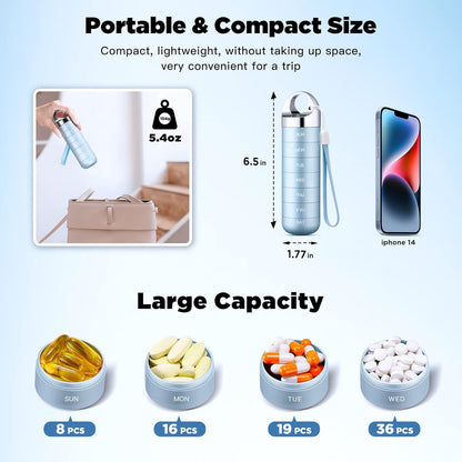 Premium Travel Pill Organizer