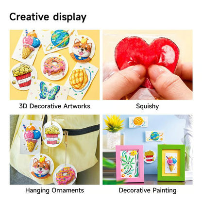 Magic 3D Foam Texture Painting Kit